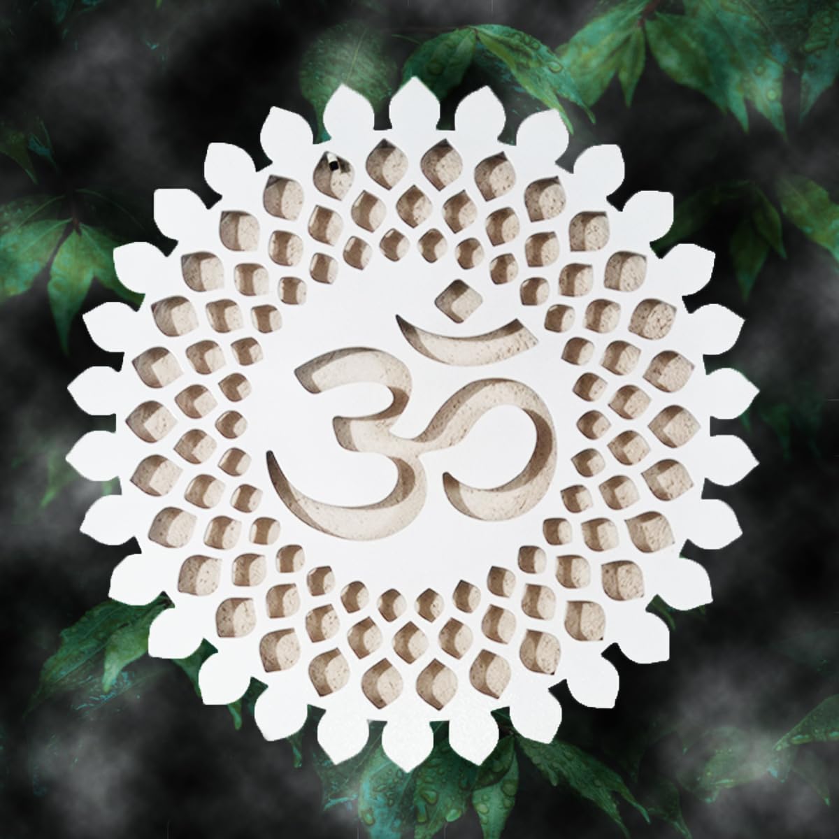 BISWAS BROTHER Om Mandala Multicolor Changing led lights Wall Back Lit Wall Décor18x18 inch.(Remote Control) A well-designed