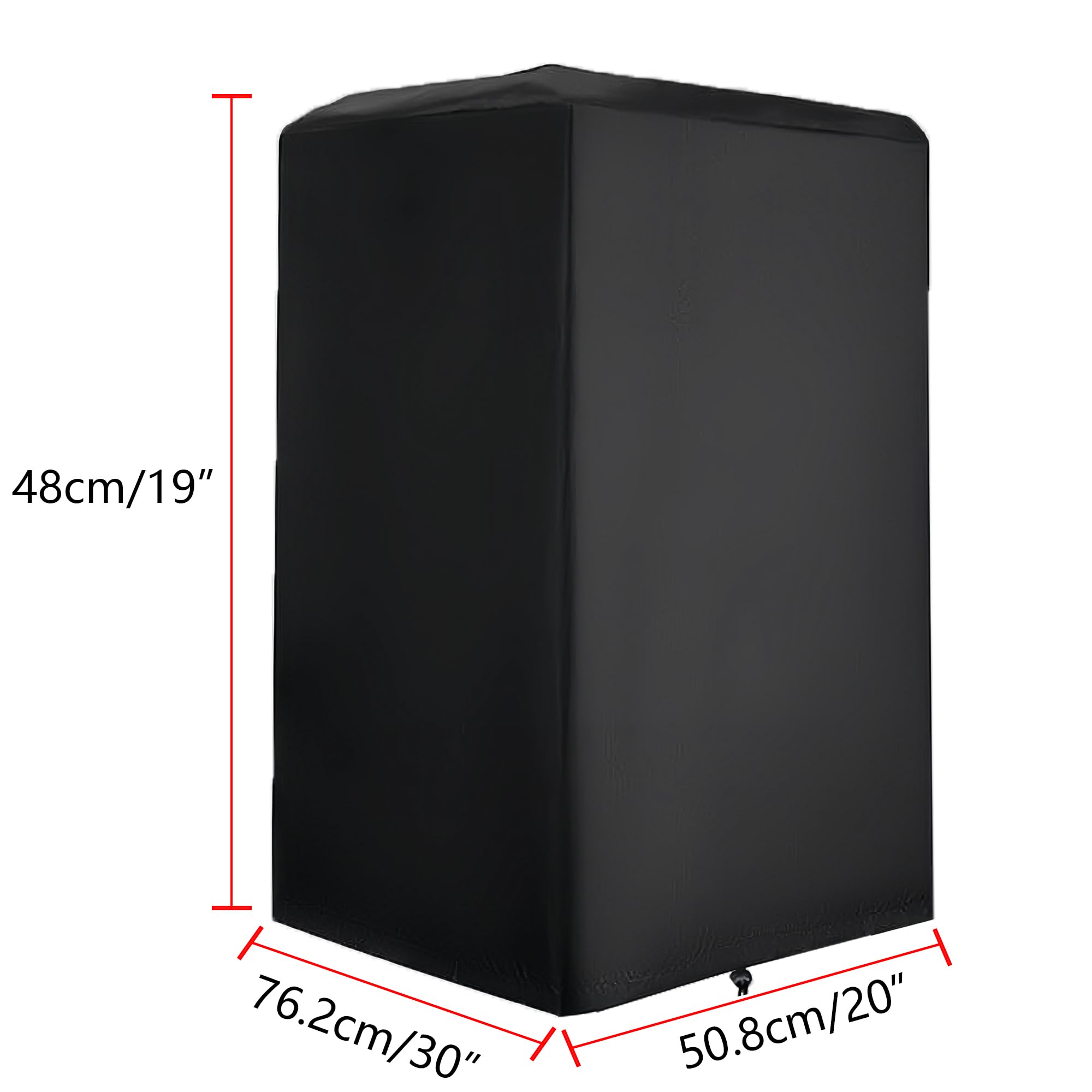 Musiin Outdoor Speaker Cover,Waterproof,Dust-Proof and UV-Proof Oxford Cloth,Bottom Drawstring Fastening Design,Suitable for Upright PA/DJ (15'' Outdoor Speaker Cover) - Image 2
