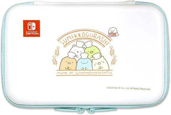 任天堂ライセンス商品SWITCH/SWITCH有機ELモデル用キャラクターEＶAポーチ for ニンテンドーSWITCH『すみっコぐらしすみっコパンきょうしつ』 - Switch