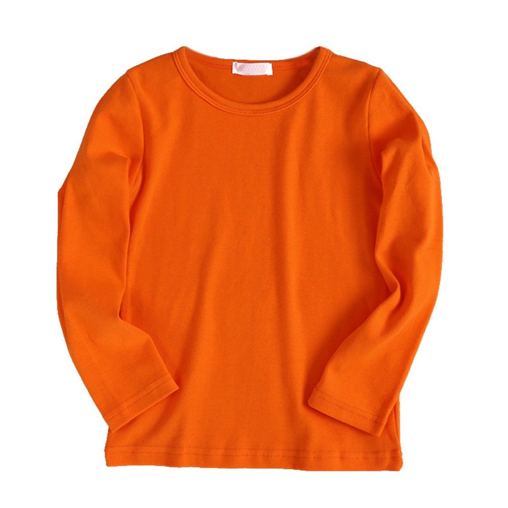 Spring and Autumn Children's Clothing Boys and Girls Base Shirt Cotton T-Shirt Kids Long Sleeve Tops