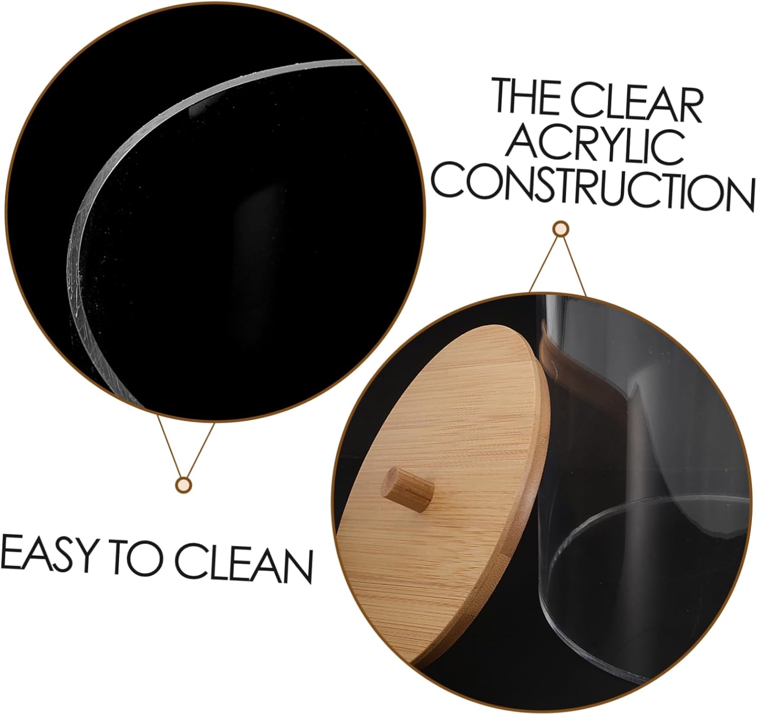 Cabilock Laundry Room Organizer 27 Labels Tissue Box Holder Lid for Fabric Softener Storage Round Box for Laundry Accessories