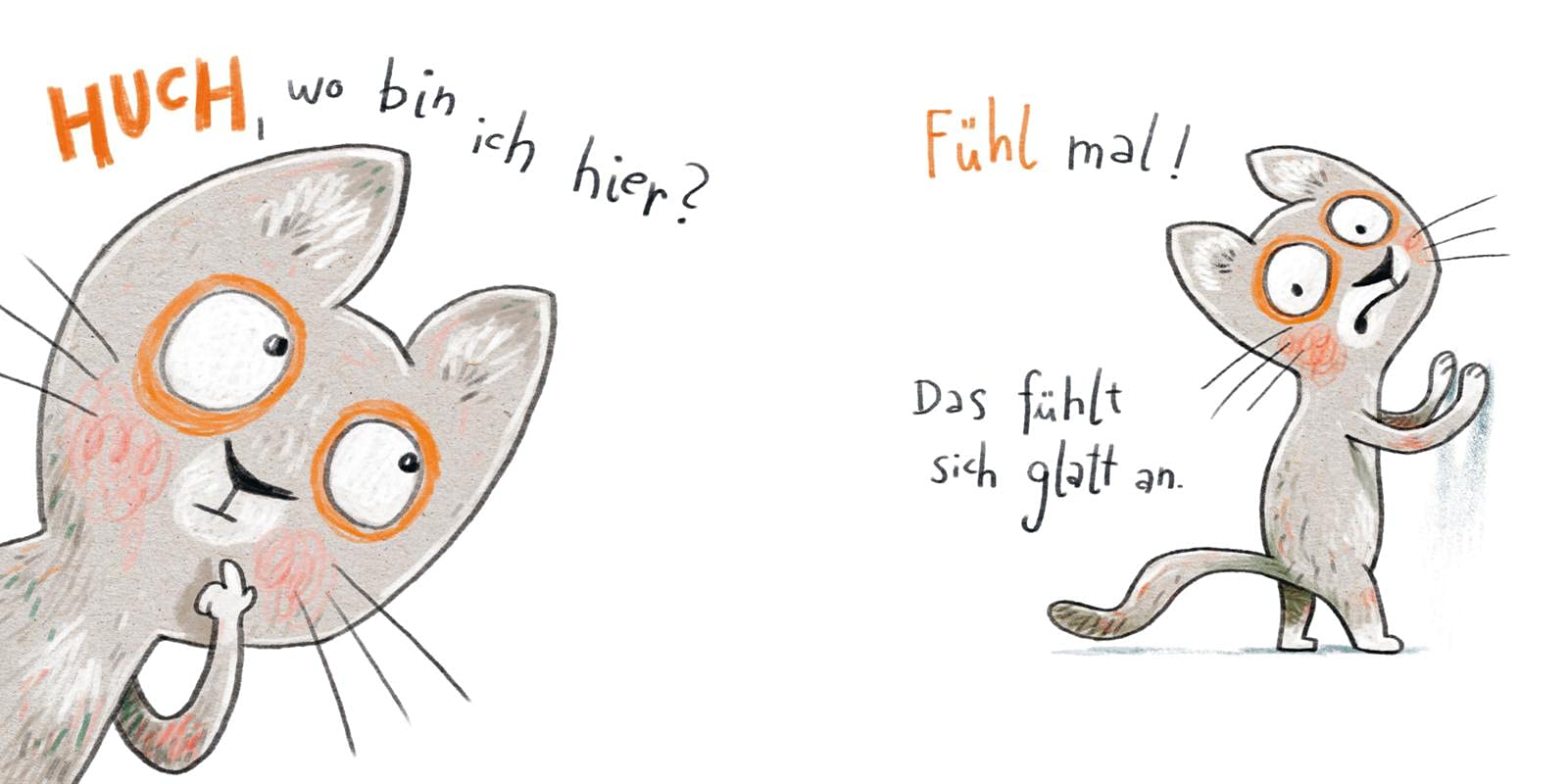 Katz und Maus wollen hier raus: Mitmachbuch für Kinder ab 3