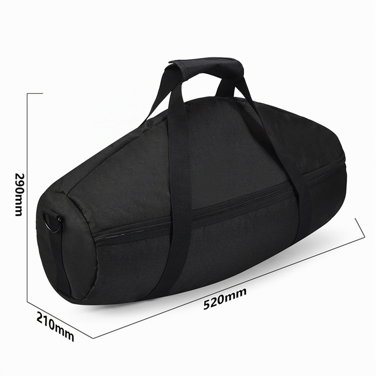 Bolsa de Mano Estuche para JBL Boombox 3 - Altavoz Bluetooth portátil, Boombox 3/Boombox 3 WiFi/Boombox 2 Cargador Cable Llevar Estuche Almacenamiento Viaje Funda Bolsa Hombro (Negro)