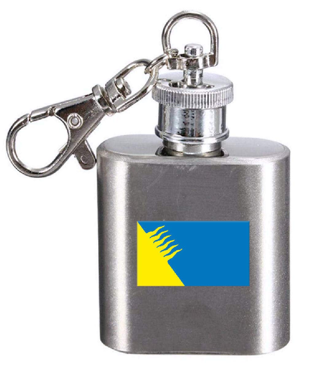 Flasque porte-clés Kohtla-Järve souvenir de l'Estonie gravé