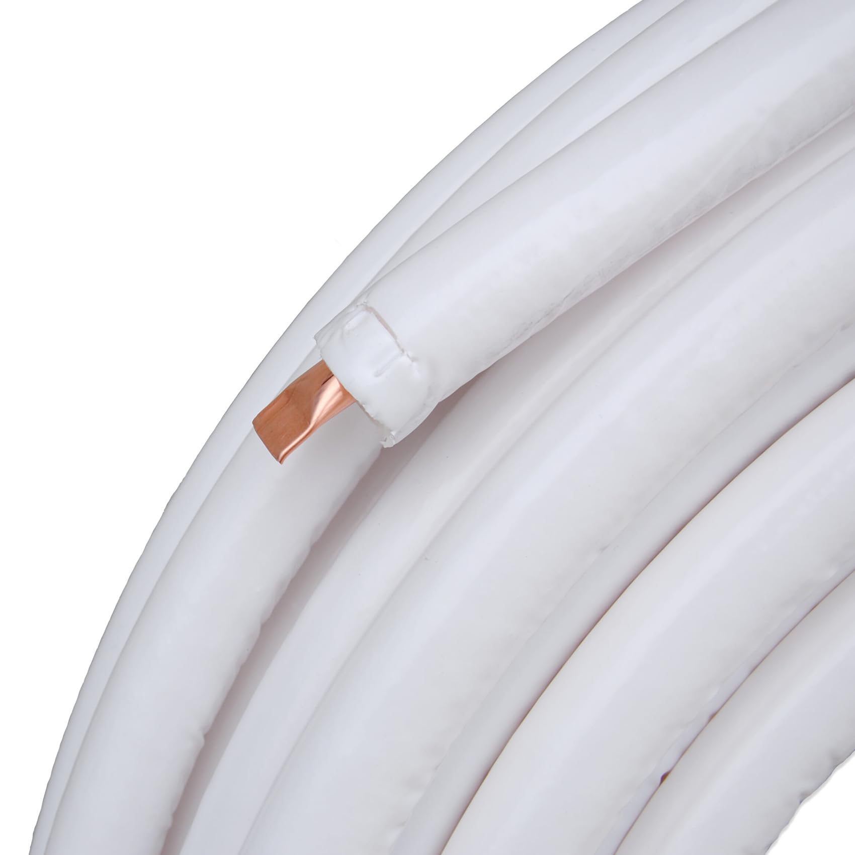 3S SuperSamaStore Tubo de cobre preaislado para aire acondicionado, EN 12735-1, tubería de cobre profesional CU-DHP 99,9% para climatizadores y refrigeración, diámetro de 5/8 pulgadas (15,88 mm