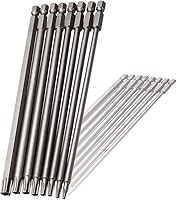 Vista 8 de Wolfride Juego de brocas Phillips magnéticas largas PH2 de 1/4 pulgadas, vástago hexagonal Phillips, juego de brocas de cabeza cruzada, 5.9 pulgadas