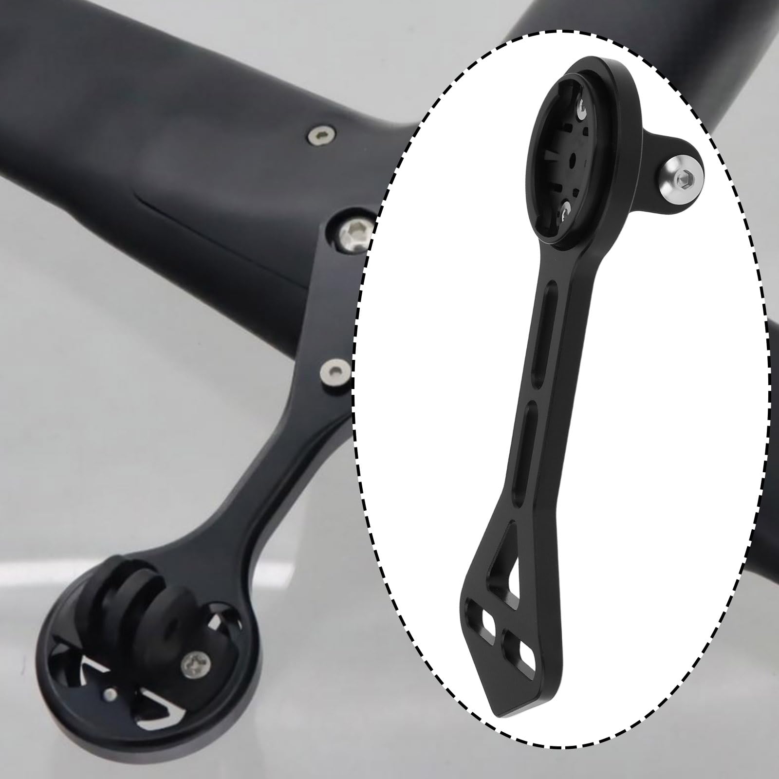 The Lord of the Tools Supporto Per Contachilometri Da Manubrio Per Bicicletta Da Strada Compatibile Con Garmin F12 F-MOST