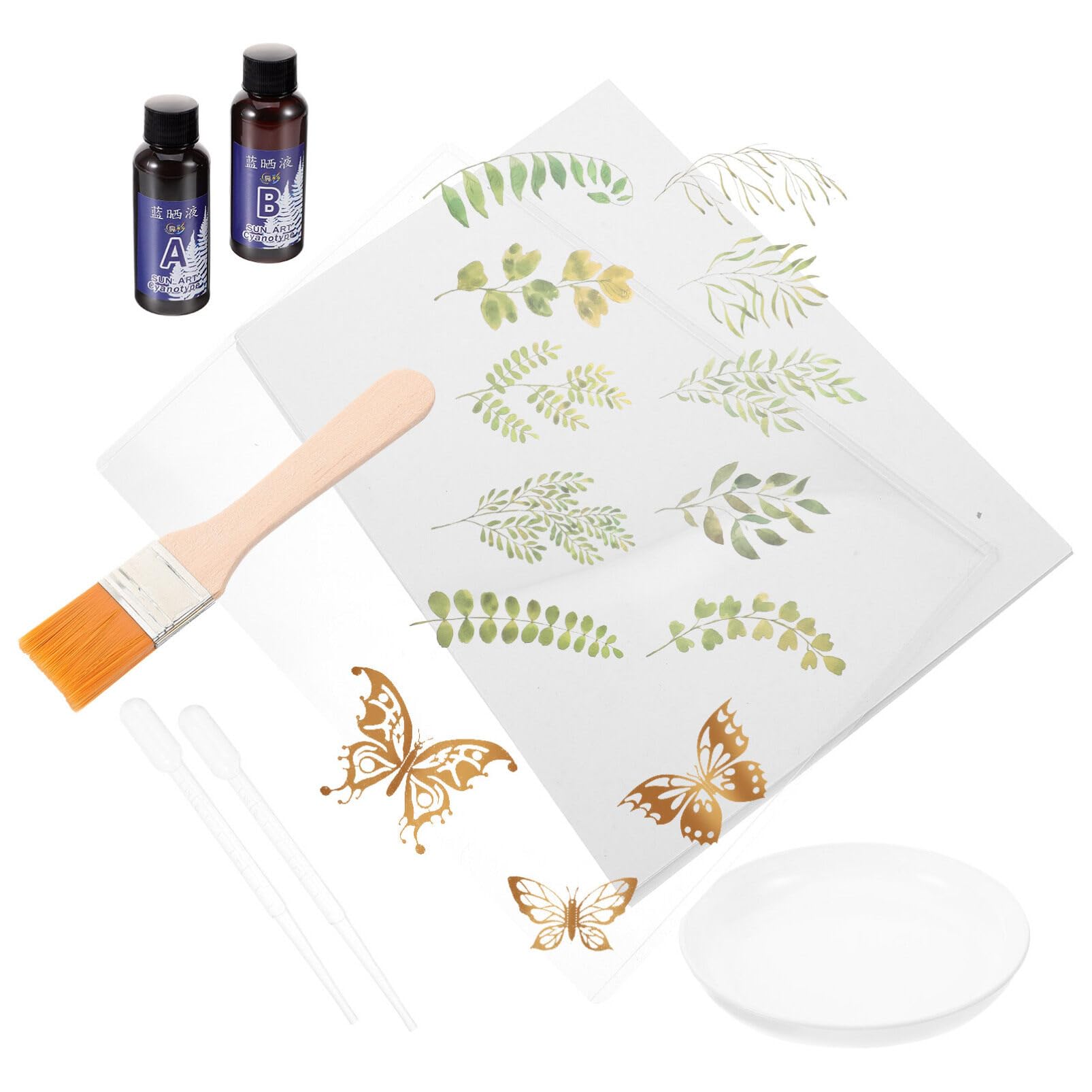 DIYEAH Unique Cyanotype Printing Kit DIY Accessory for Traditional Photography Projects