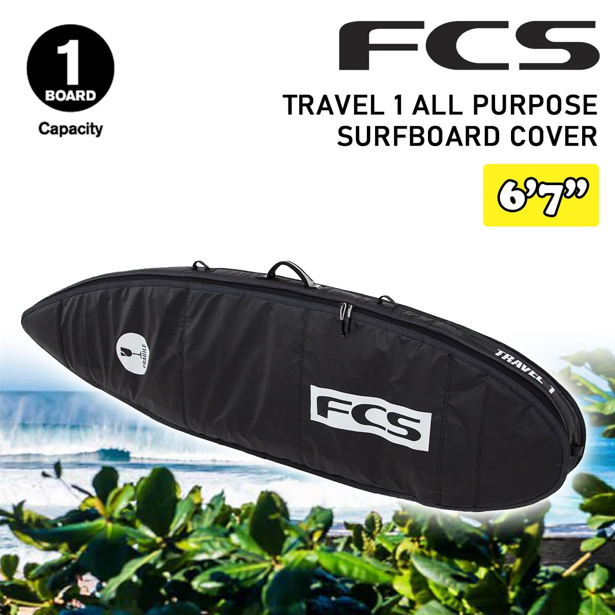 Amazon | FCS ボードケース ハードケース TRAVEL 1 ALL PURPOSE