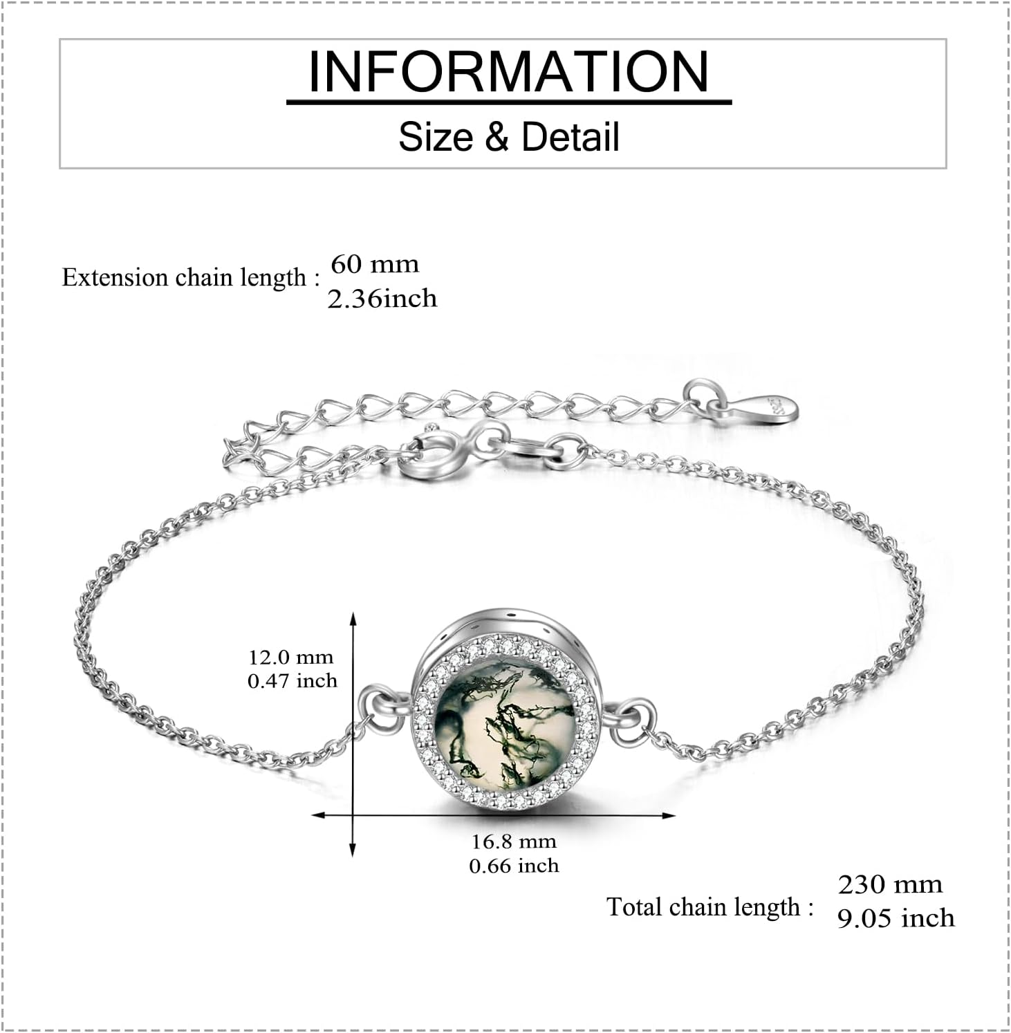 ONEFINITY Sunflower/Tree of Life Urn Bracelet for Ashes 925 Sterling Silver Sunflower/Tree of Life Cremation Keepsake Pendant Locket Bracelet for Women Mom - Image 5