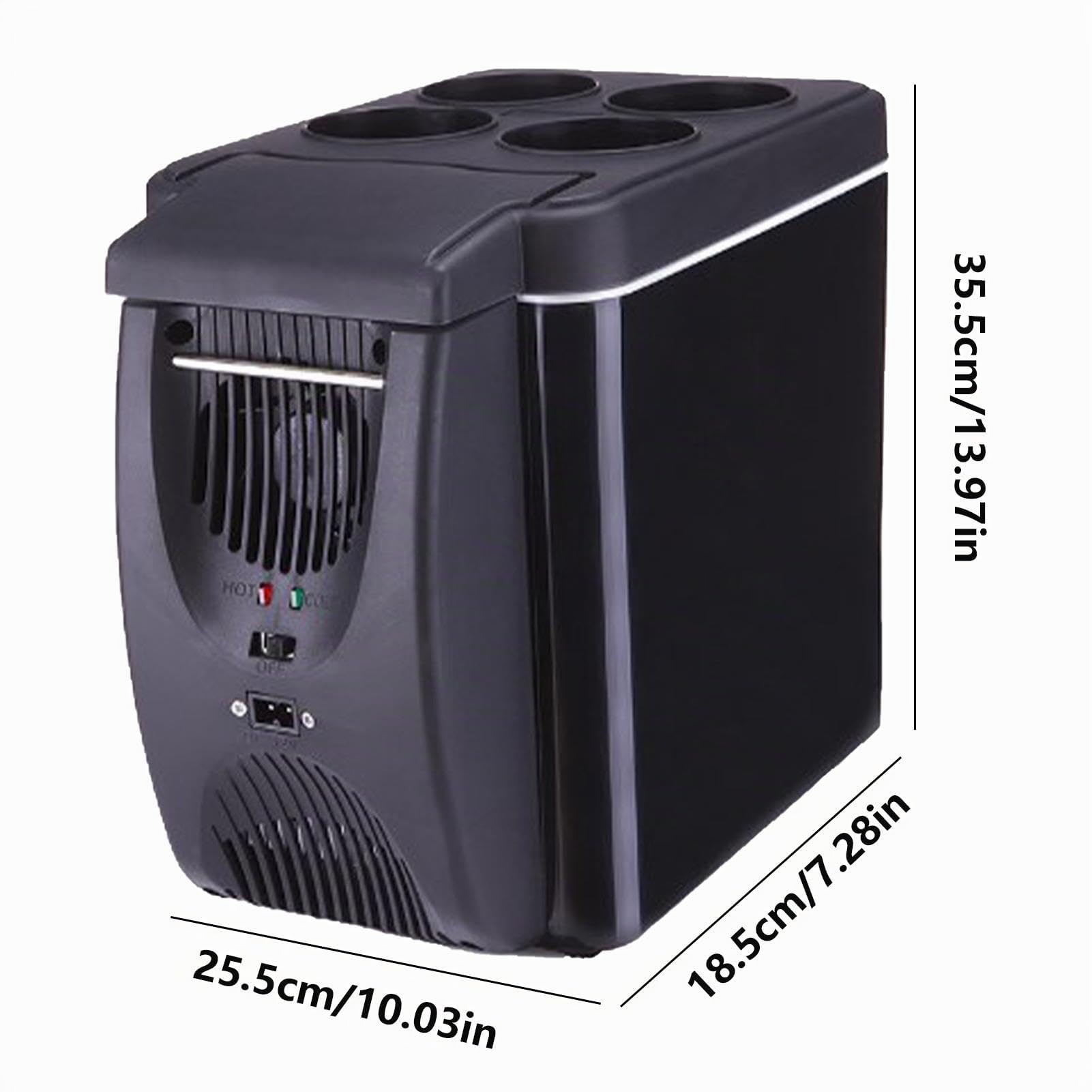 Mini Nevera Coche Refrigerador Portátil 6 L Refrigerador Congelador Compacto