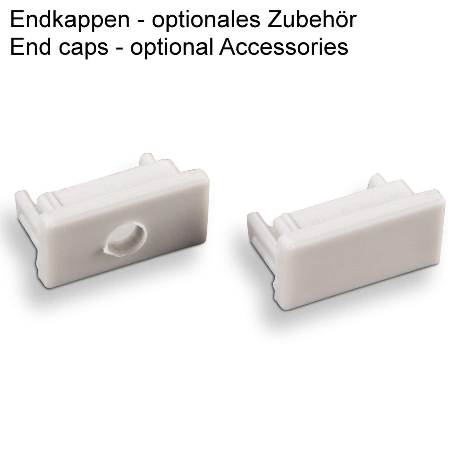 SOTECH 3 x Profilo-11 LED con Copertura Opaca ciascuno 2m per Strisce LED