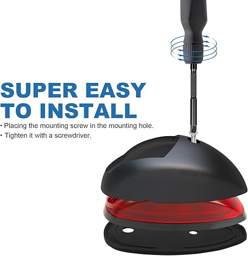 Miniatura 4 de Obcursco - Luces LED de navegación para barco, lámpara de navegación marina para la proa. Perfectas para pontón, skeeter, bote de motor y skiff.