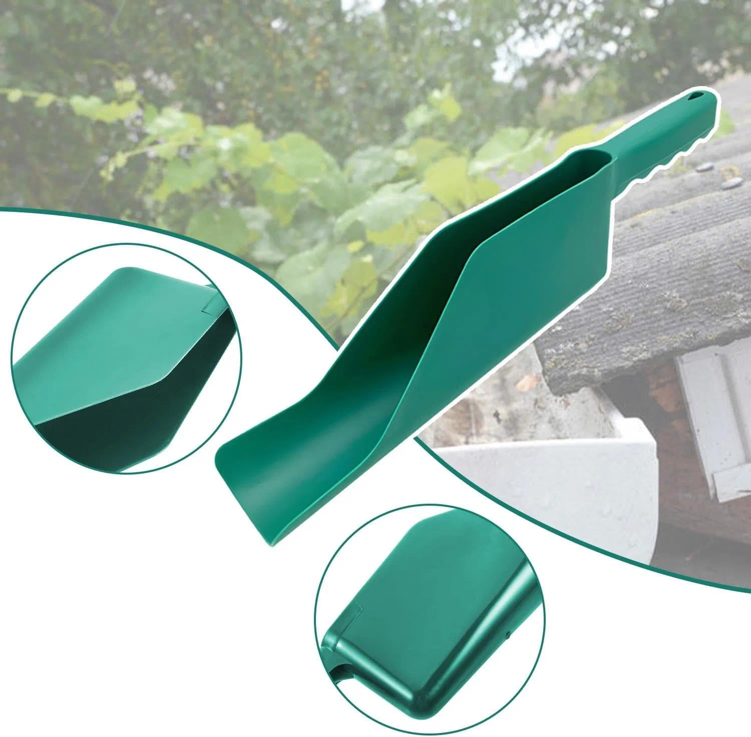 Pala per grondaia, pala da giardino, piccola pala per grondaie, in plastica, per uso domestico, per grondaie, efficace detergente per grondaie pulite