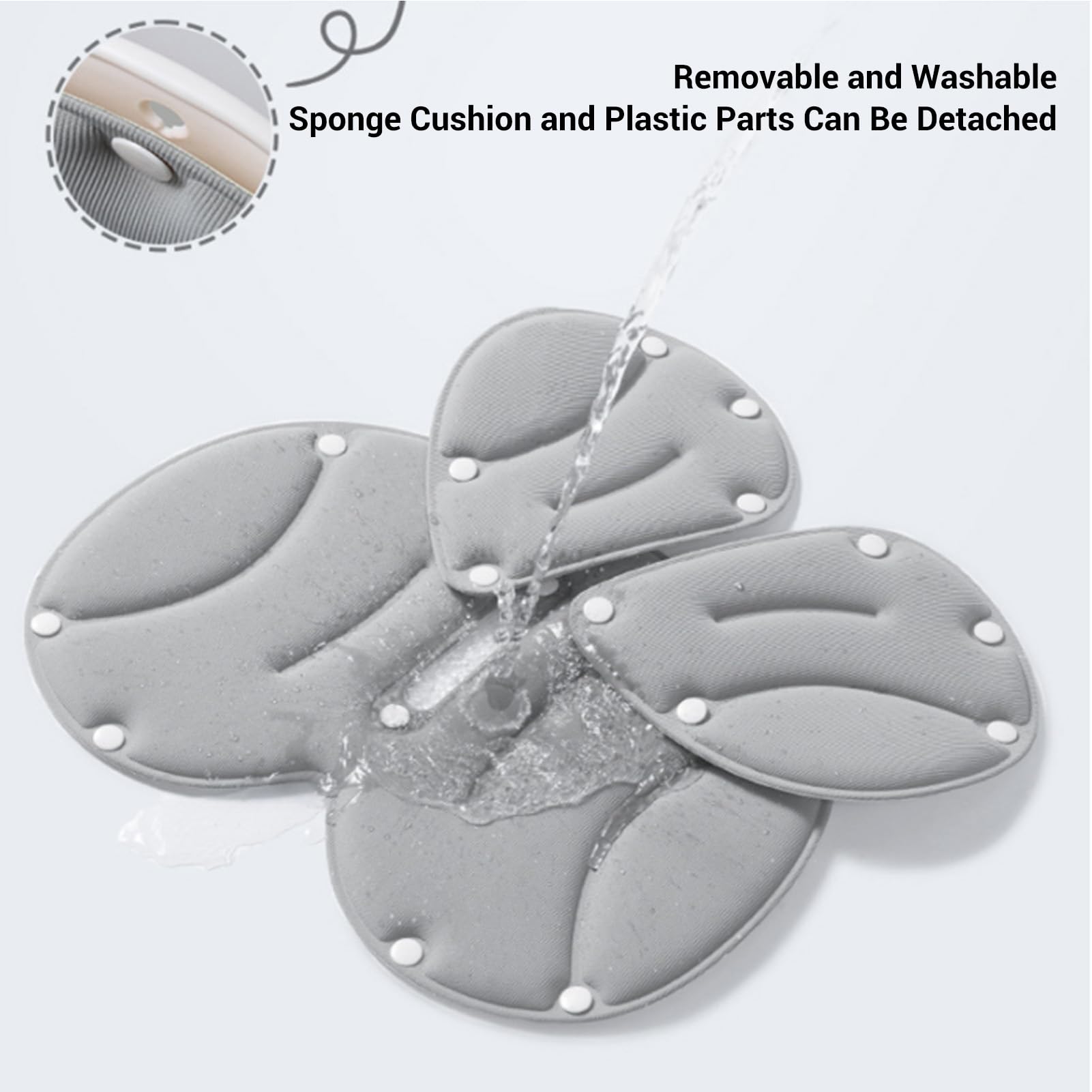 Almohada de apoyo lumbar de espuma viscoelástica para oficina y uso doméstico, base antideslizante, ideal para aliviar el dolor de espalda y silla.