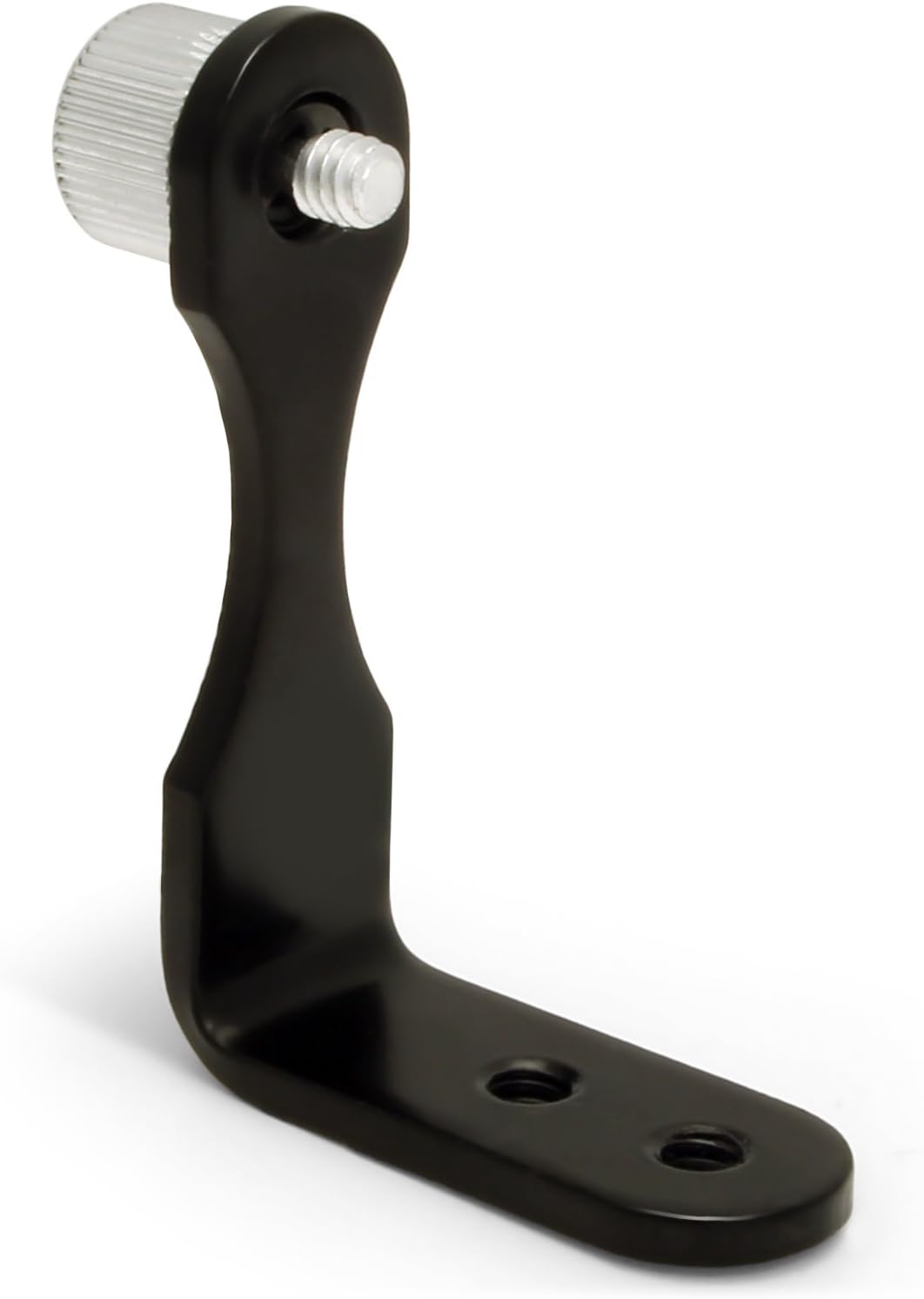 Binocular Metal L Shaped Adapter Mount for Tripods with Dual 1/4 Inch Screw Bolt Thread