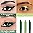 evpct 3Pcs Shimmer Emerald Green & Light Green & Shimmer Dark Green Gel Glitter Eyeliner Pencils Set for Women Waterproof Smudge Proof lapiz de ojos delineador de ojos contra el agua Eye Liner Makeup