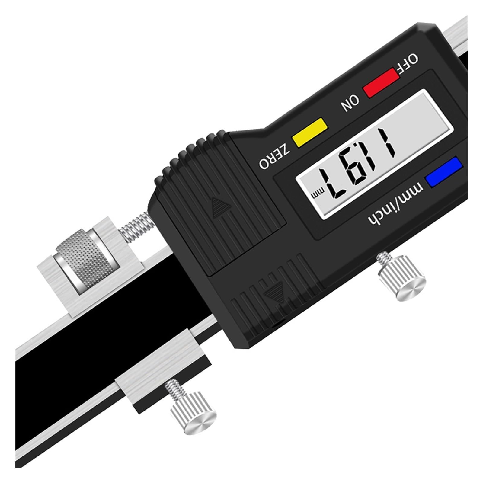 Calibrador electrónico con Pantalla Digital para medir el Grosor de los Dientes. Especificaciones: Calibrador Vernier para medir el Grosor de los Dientes, precisión,White