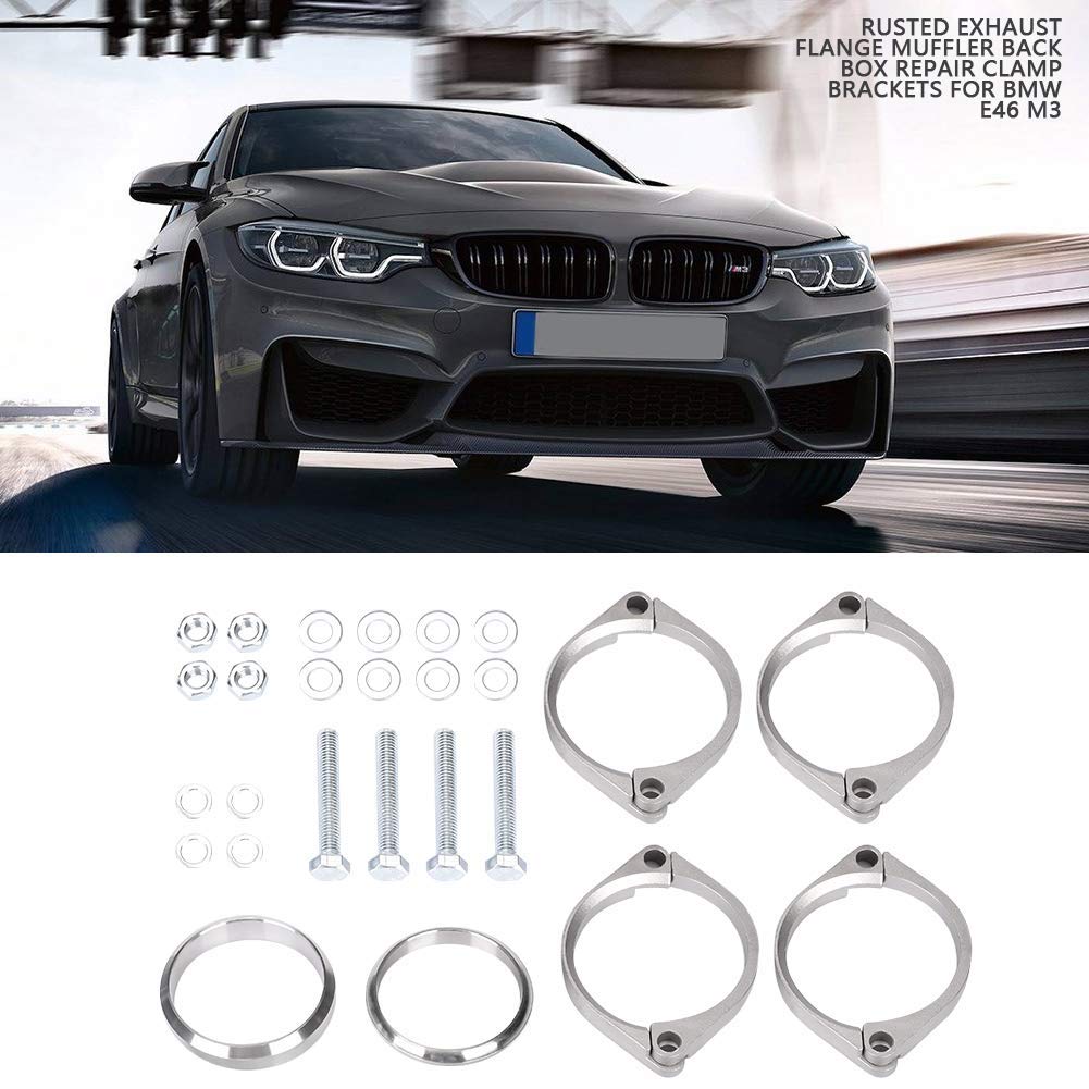 Aramox Auspuffflansch Reparatursatz, für E46 M3, gegen verrostete Flansche | Abgasanlagen Reparatur, Flansch Set, für E46 M3, für verschlissene Flansche