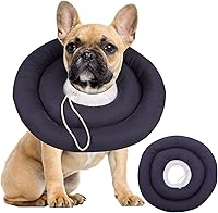 Vista 22 de IDOMIK Collar de recuperación para perros, cono suave impermeable para perro después de la cirugía, cómodo collar isabelino protector alternativo