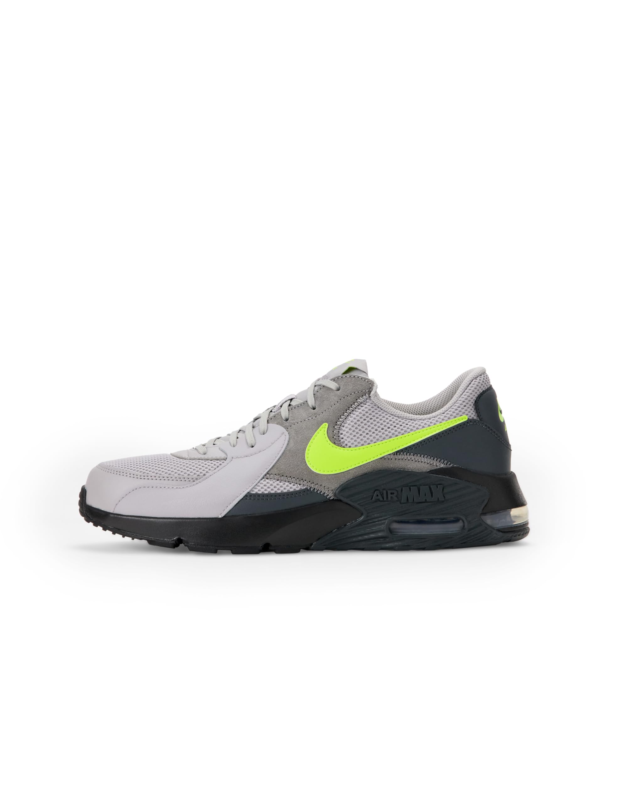 Nike Tenis Air Max Excee para hombre, Atmósfera gris/amarillo neón-antracita, 12,5