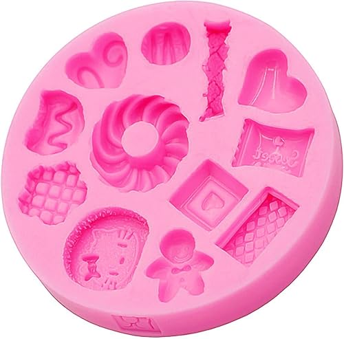 Miniatura 3 de Lindo juego de moldes de silicona para galletas de caramelo, herramientas de manualidades, proyectos de fondant epoxi, decoración de pasteles,