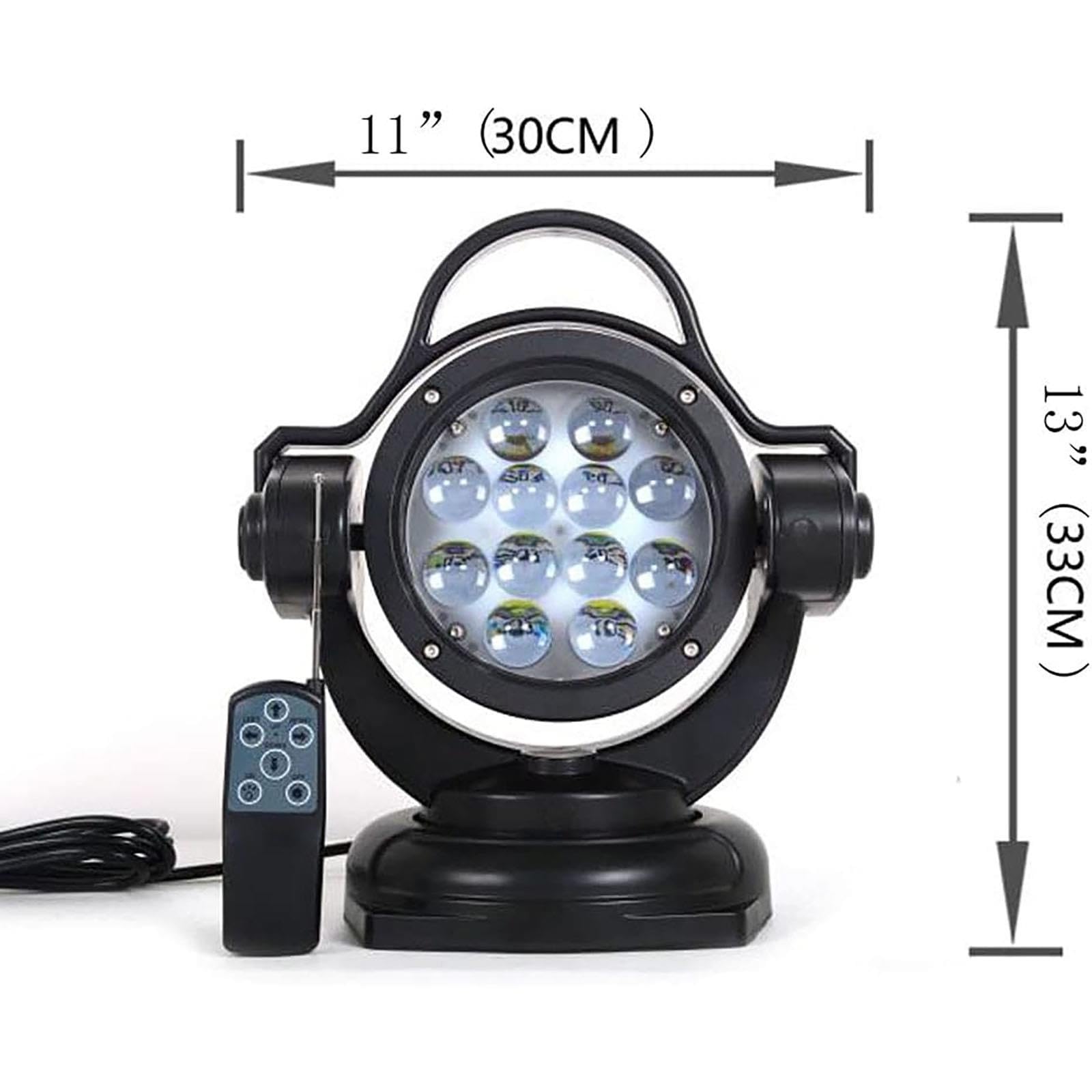 Faro di ricerca con telecomando a LED da 60 W, faretto LED for auto