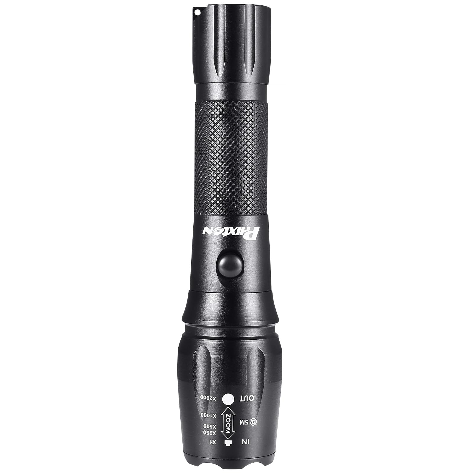 PHIXTON Akumulatorowa latarka ręczna o wysokiej jasności 5000 lm XM L2 LED Flash Light/linterna, długotrwała, powiększana, wodoodporna, odporna na wstrząsy, na awaryjne akcesoria kempingowe