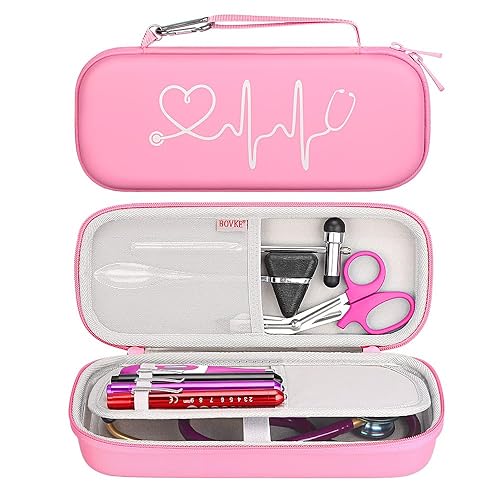 Miniatura 7 de BOVKE Funda para estetoscopio 3M Littmann Classic III, Lightweight II S.E, MDF Acoustica Deluxe Dual Head, Cardiology IV, soporte para estetoscopio