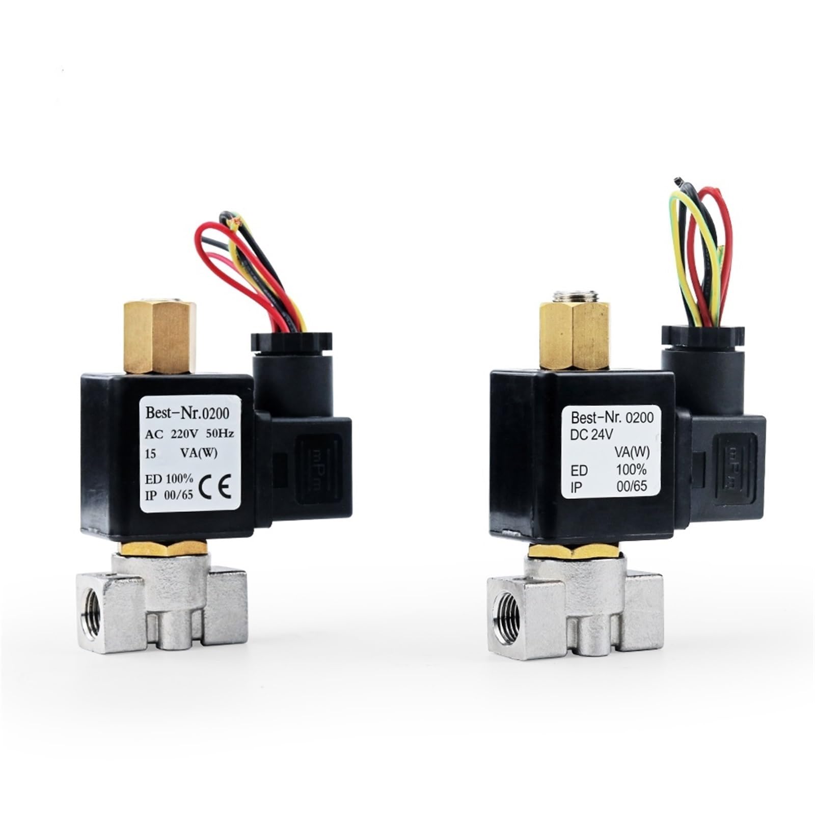 Électrovanne en acier inoxydable VX2120-08-SS-NO haute précision