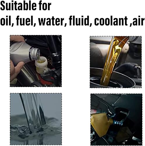 Miniatura 5 de AN6-516 - Adaptador de púas de manguera 6AN Flare a 516, conector de púas a presión de línea de combustible de aluminio, accesorios de modificación