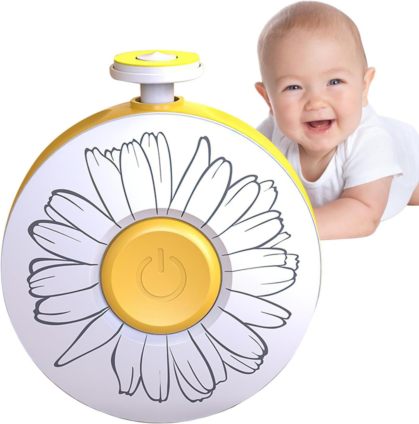 Baby Nail Trimmer | veilige baby -vingernagel knipperken | Ingebouwde 600 mAh batterij, 6 slijpmachines voor tenen en vingernagels, babybenodigdheden voor meisjes, pasgeboren, kinderen, jongens