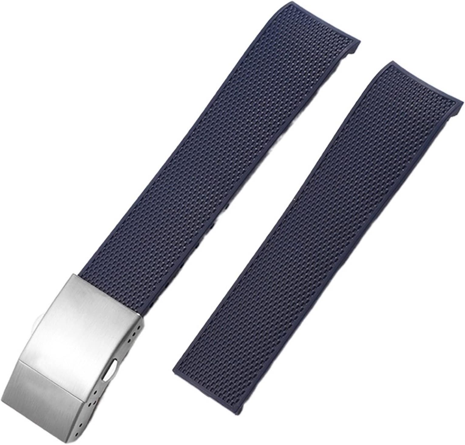 Rubber Watchbands For Longines CONQUEST HYDROCONQUEST L3 21mm Waterproof Strap Watch Accessorie Silicone Watch Bracelet With Logo