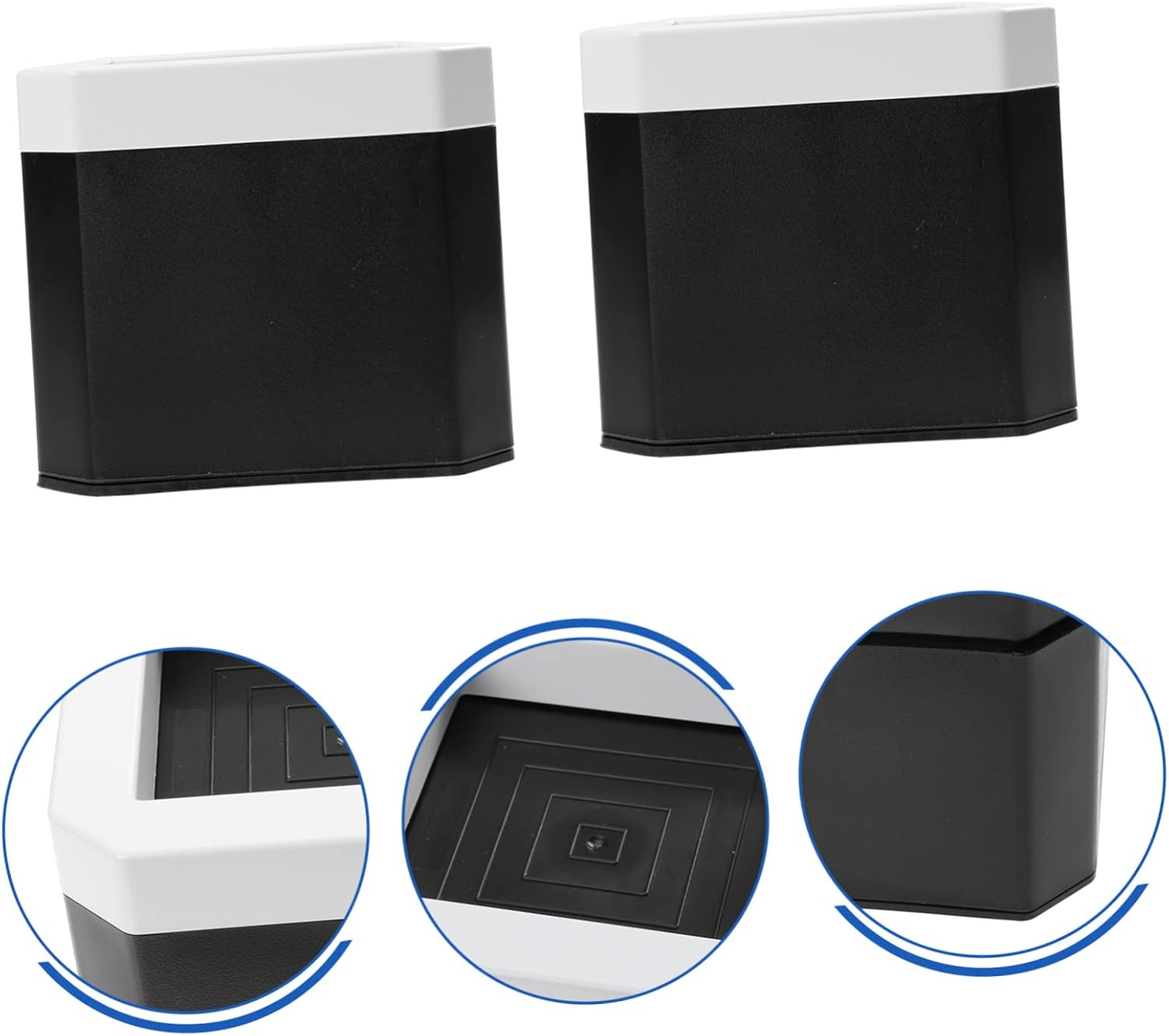 Cabilock 4pcs Heavy Duty Bed Risers Sofa Heightening Pads Anti-Slip Table Risers Family-Friendly Noise-