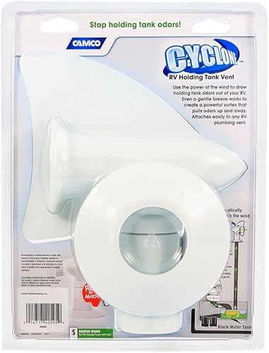 Miniatura 9 de Ventilación Cyclone, Camco , Blanco