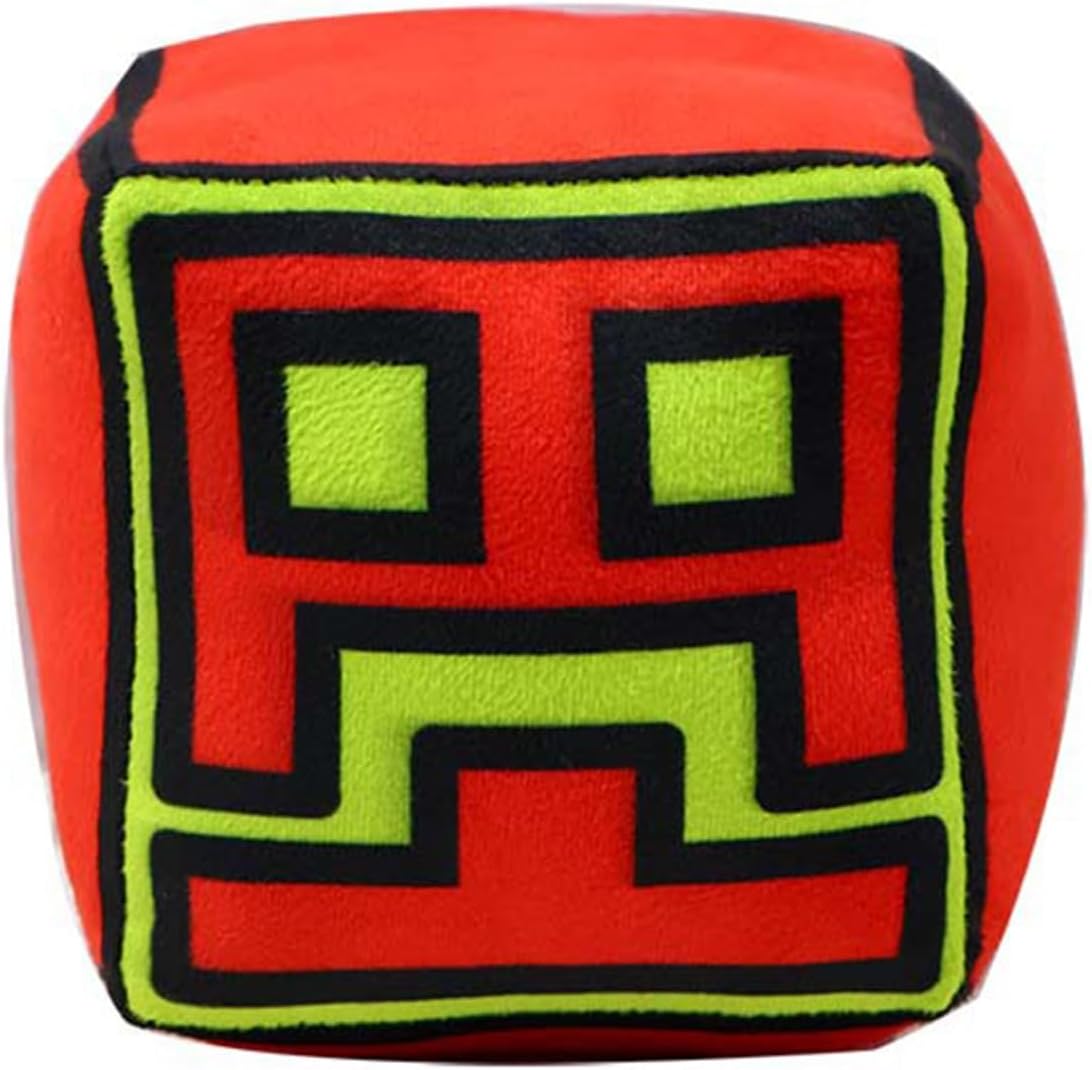 Cute Geometry Plush Toy, Cube Volume Game Stuffed Birthday Gift for Fans Kids (4 Pcs)