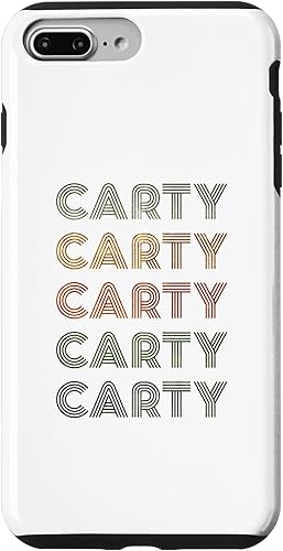 Vista 19 de iPhone 14 Plus Love Heart Carty Tee Grunge Vintage Style Black Carty Case