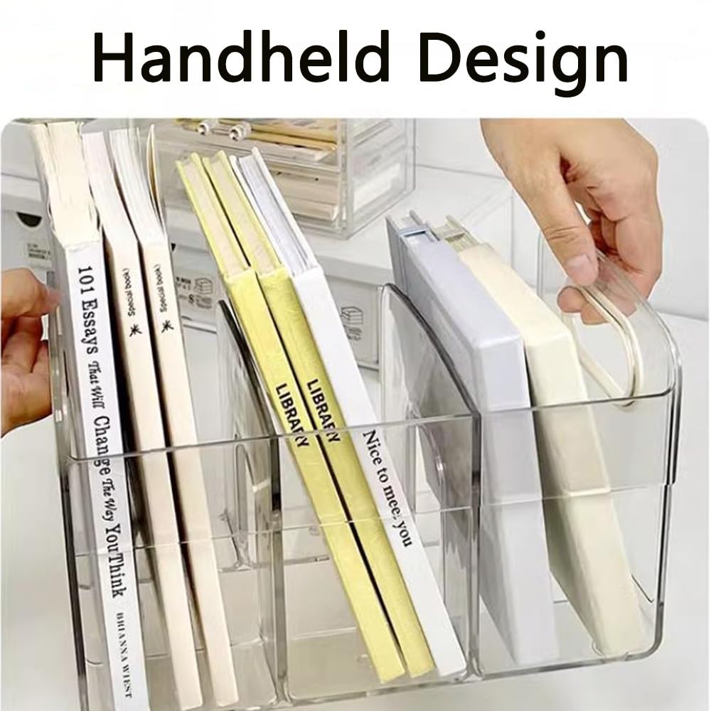 NILZA Scaffale da Scrivania Organizer Scrivania, Scaffale per Libri Libreria da Scrivania, Organizer da Scrivania Piccola Organizer da Tavolo per Cucina, bambù (Size : B)