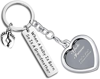 Grandma to Be Gift Picture Frame Keychain When a Baby is Born So Is A Grandmother Baby Announcement Gift for New Grandma
