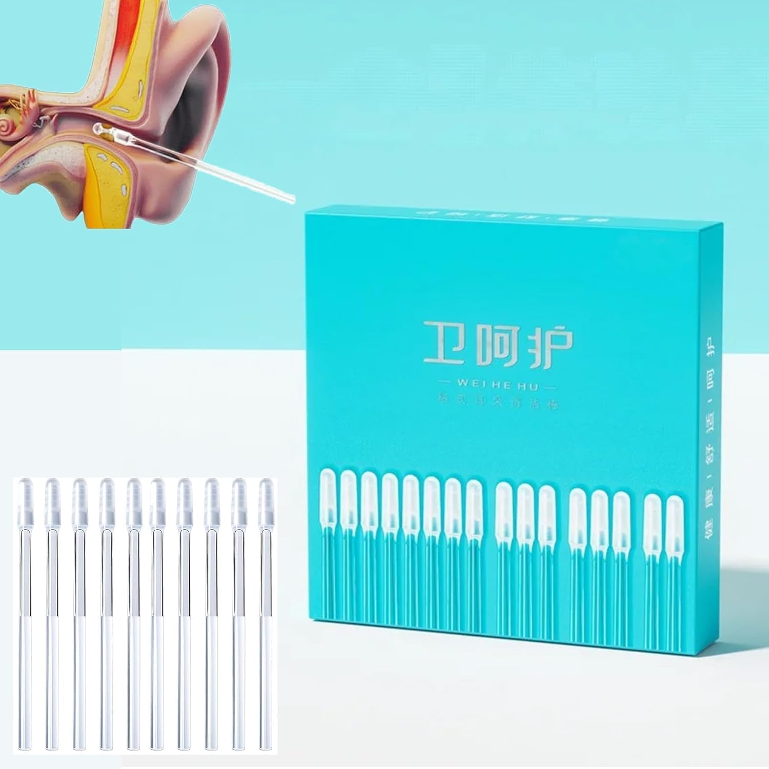 Reusable Soft Silicone Ear Pick Wax Remover Kit | Safe & Gentle Ear Cleaning Tool Set with Ear Buds | Quick & Efficient Ear Wax Removal for (PACK OF 2) 24 Pcs Ear Wax Cleaner Sticks-image-39