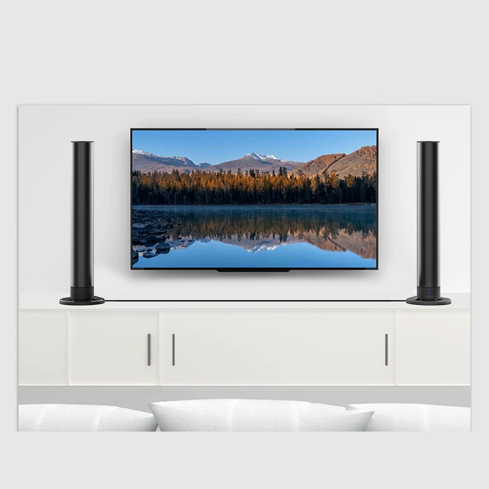 Gedourain Kit di Altoparlanti Bluetooth con Subwoofer da 40 W per Un'esperienza Potente a Casa o in Ufficio