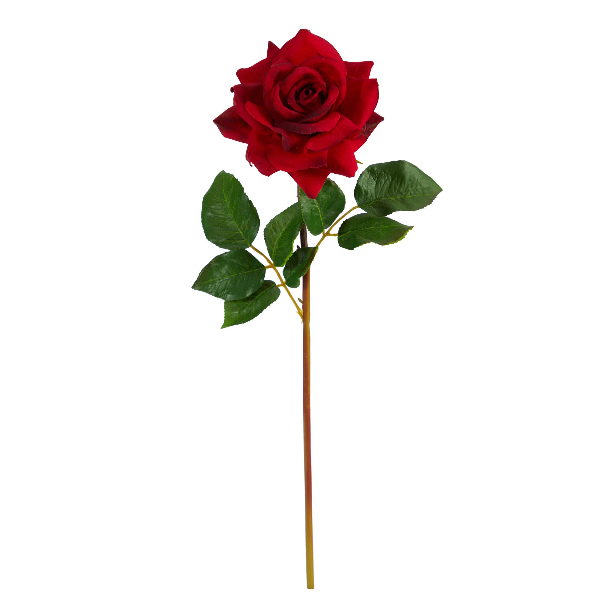 Roses artificielles NearlyNatural de 50 cm en lot de 6 pièces pour décoration