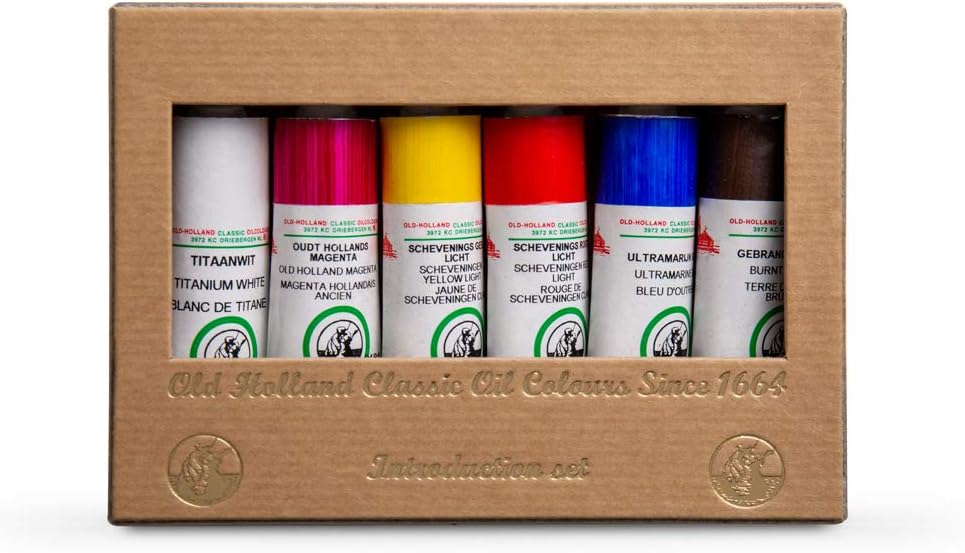Old Holland : Classic Oil : Intro Set of 6 x 18ml Tubes Oil Colours