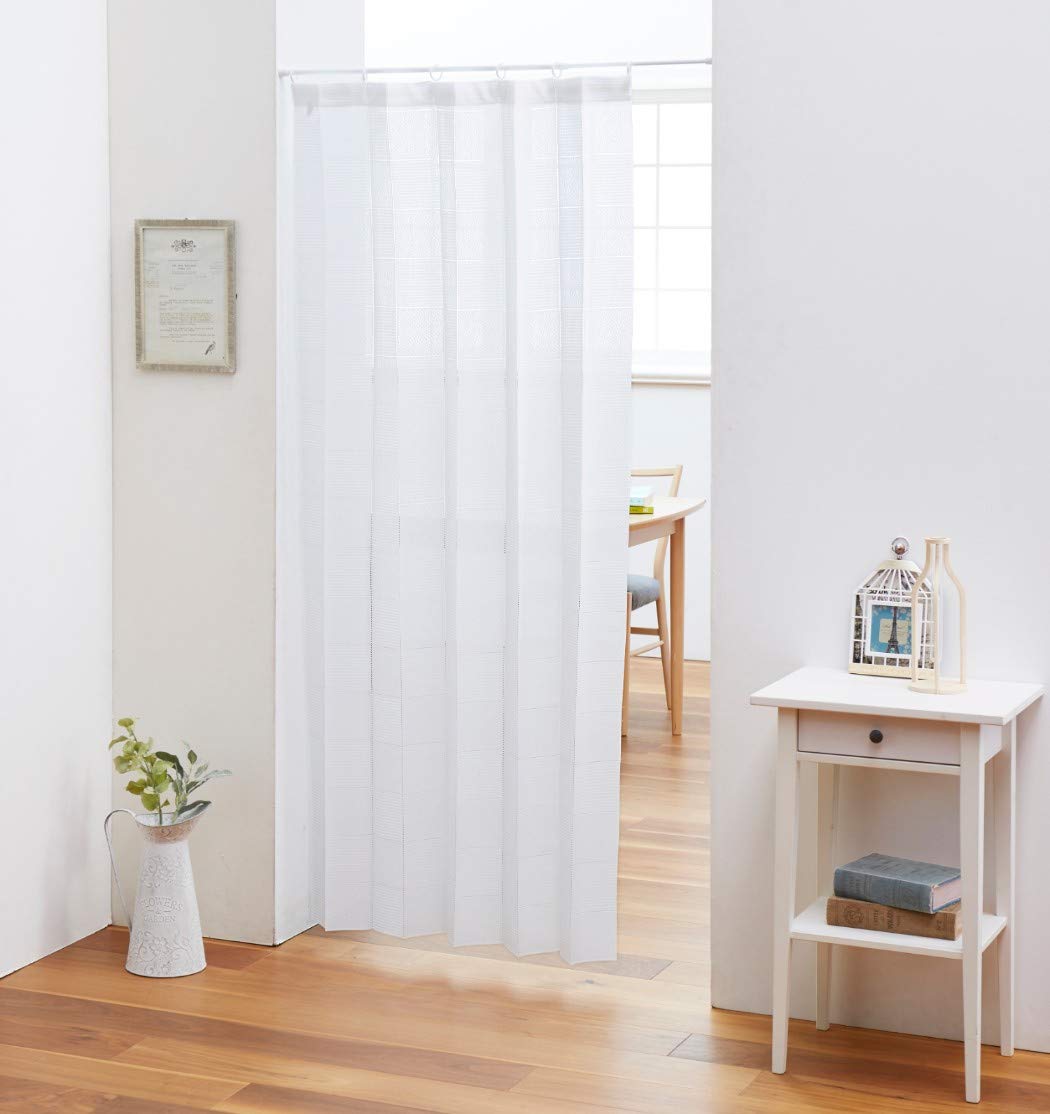Amazon｜ハサミで切れる 間仕切りカーテン アコーディオンカーテン 100