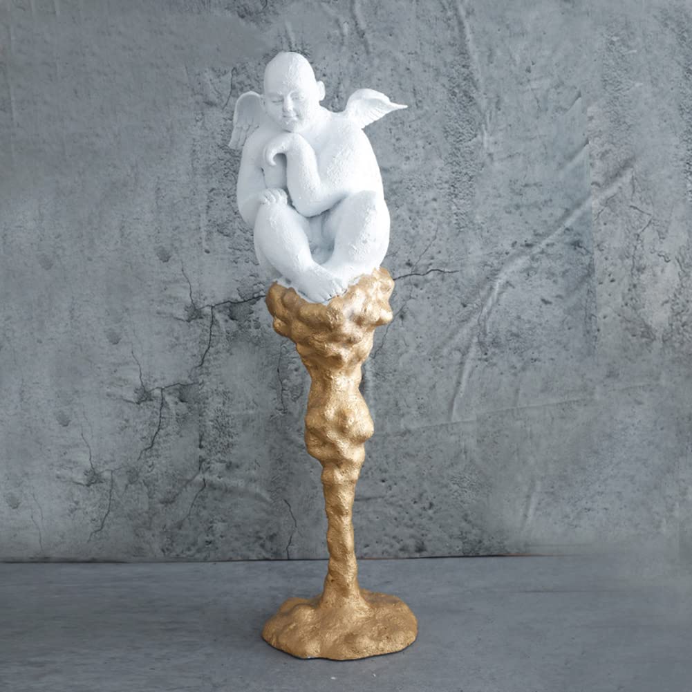 Engel Modell Statue, Kunstfigur Skulptur Dekoration Kunstharz Handwerk Home Office Dekoration Abstrakte Kunst Stil Kunst Dekor Geschenk