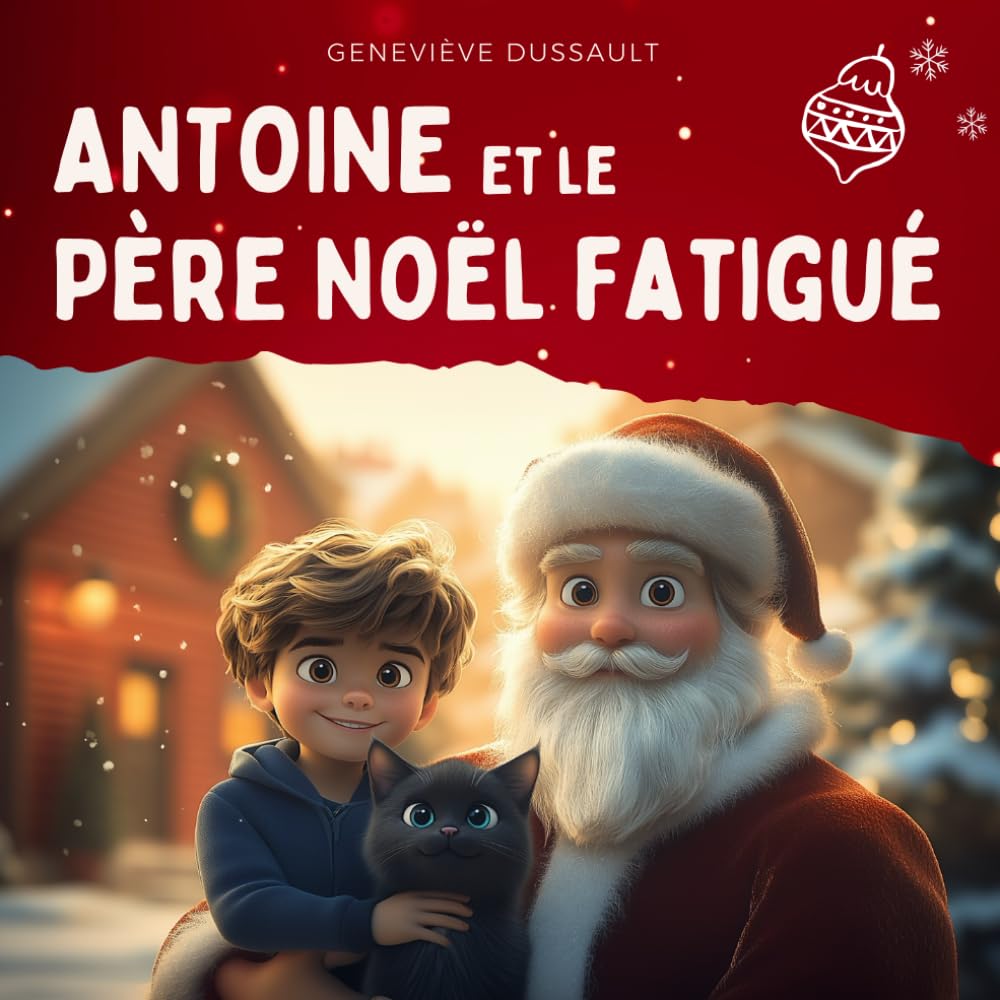 Antoine et le Père Noël fatigué: Livre de Noël pour enfant en français - idéal pour 5 à 10 ans