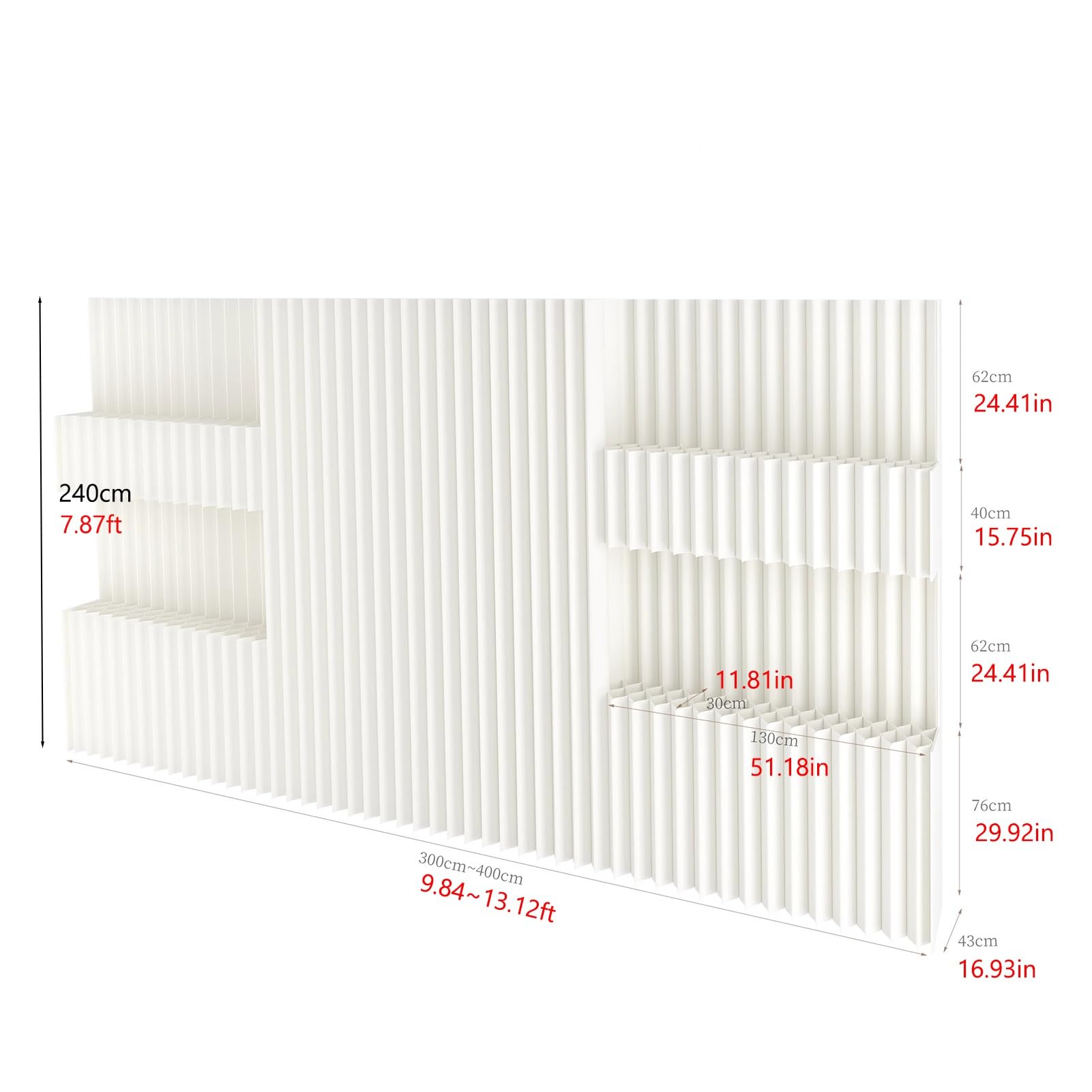 Divisori per ambienti, Divisorio for ambienti, divisorio for retrattile(4x2.4m/13.12x7.87ft)