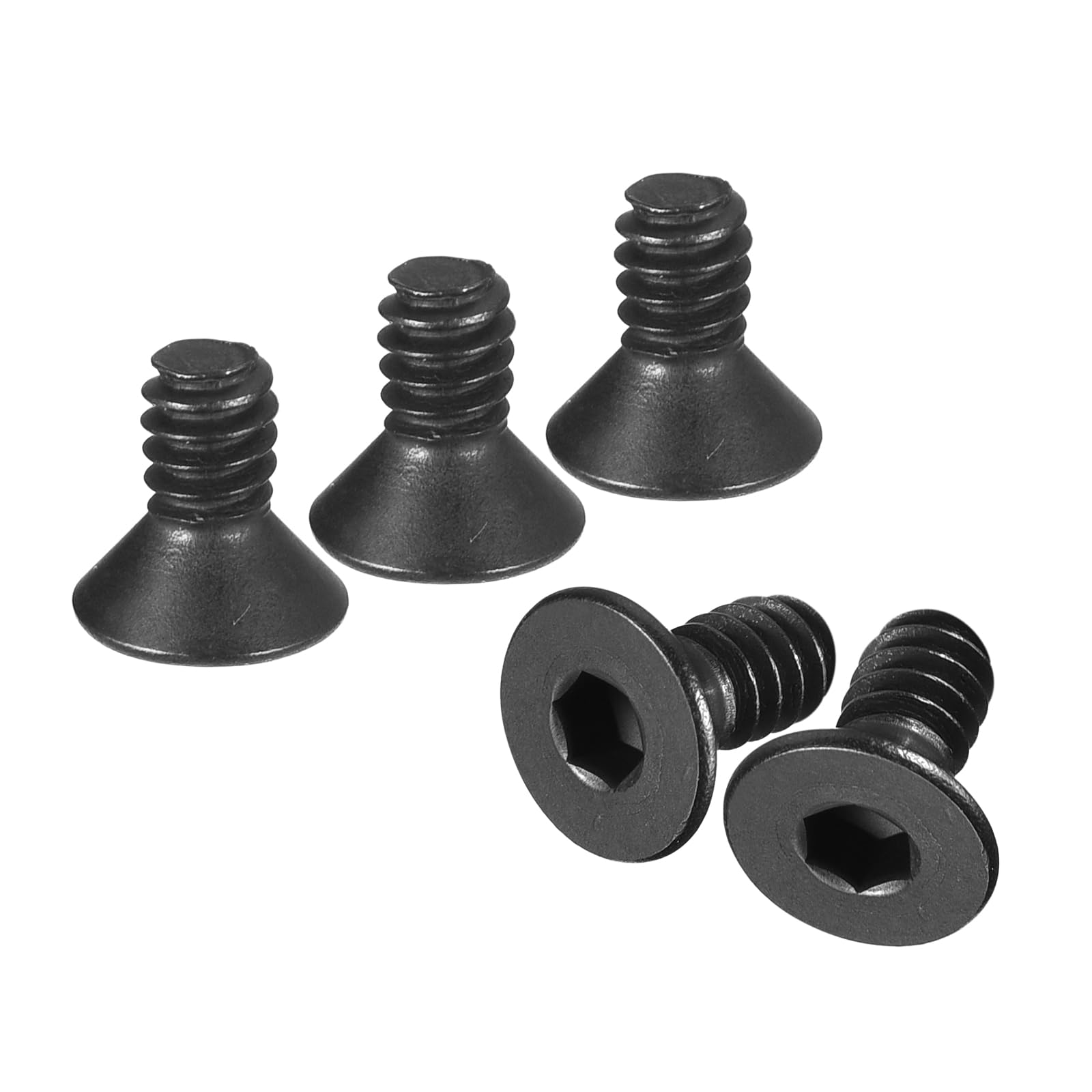 uxcell #4-40x1/4" Flat Head Socket Cap Screws
