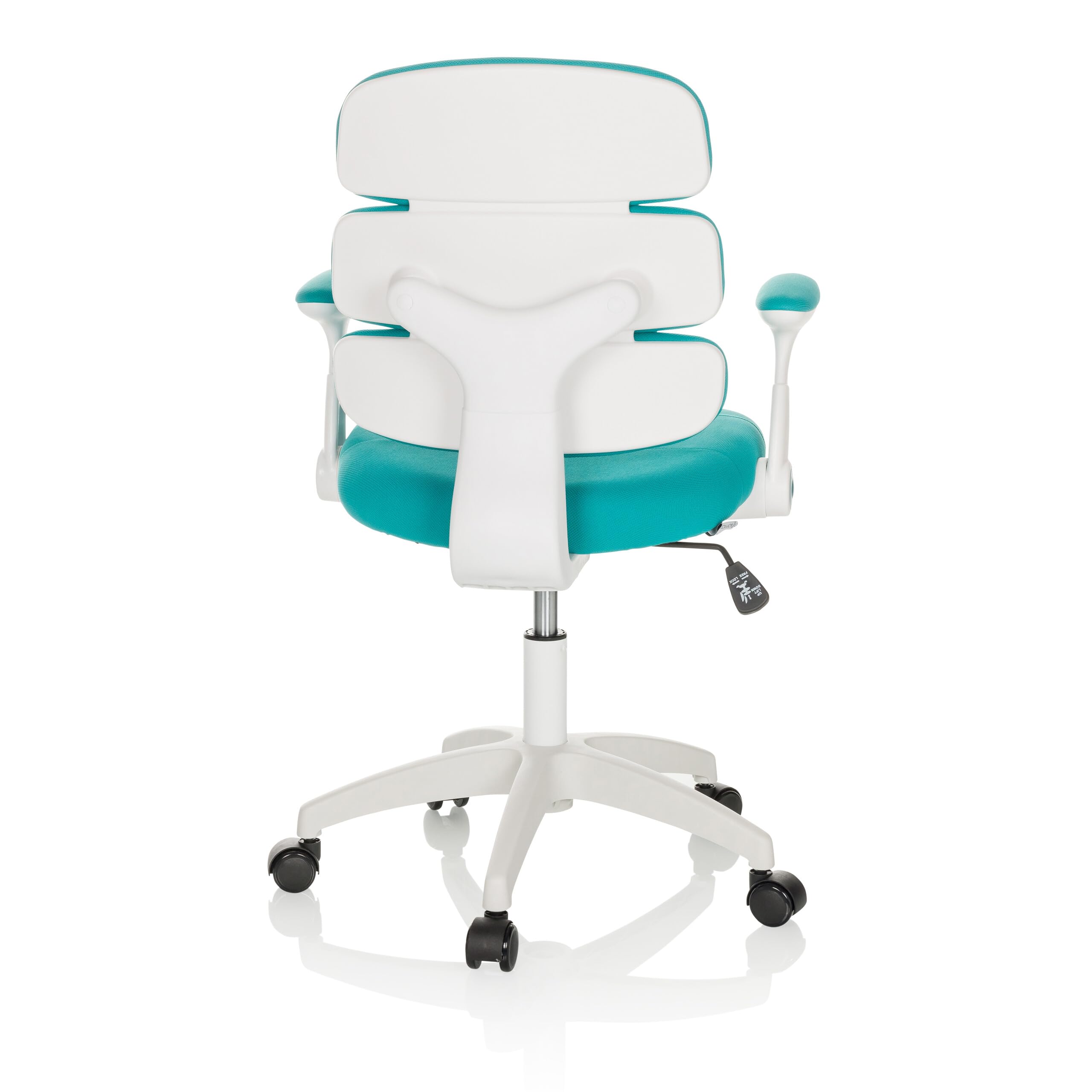 hjh OFFICE Kinderdrehstuhl Kid ERGOLINO W Kinderstuhl mit ergonomischer Rückenlehne, Blau, 736430