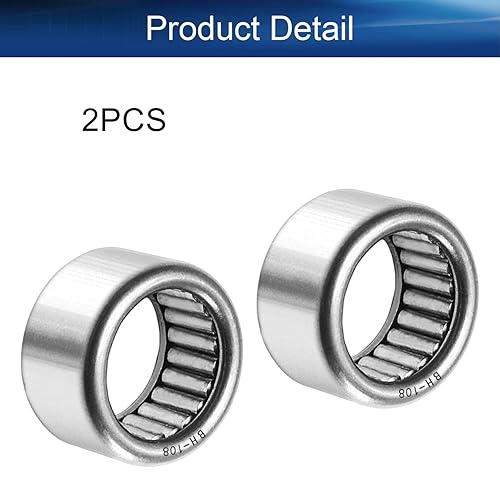 Miniatura 40 de Bettomshin 2 rodamientos de agujas B2420, diámetro de 1-1/2 pulgadas, diámetro exterior de 1-7/8 pulgadas, diámetro exterior de 1-1/4 pulgadas